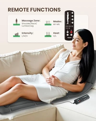Full Body Massage Mat with Heat — Massage Chairs, Heycool