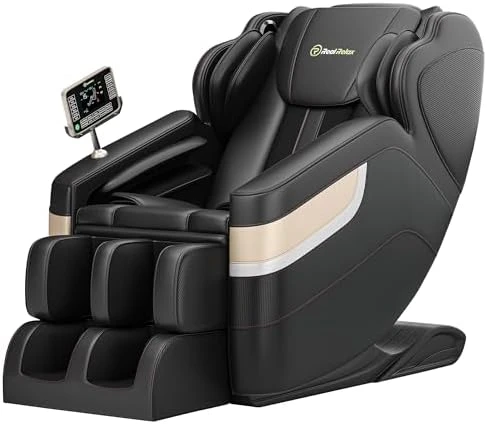 Full Body Zero Gravity Massage Recliner with Auto Modes, LCD, Bluetooth, Foot Massage — Massage Chairs, Real Relax