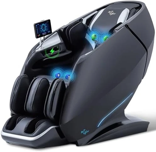 Genuine Leather 4D x 3D Massage Chair — Massage Chairs, Alfine