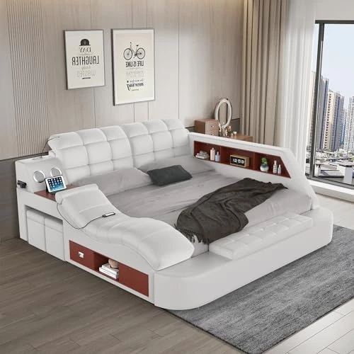 King Size Smart Multifunctional Bed Frame — Smart Bed, AF ARTISAN FURNITURE