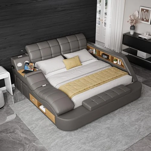 King Size Smart Multifunctional Bed Frame — Smart Bed, AF ARTISAN FURNITURE