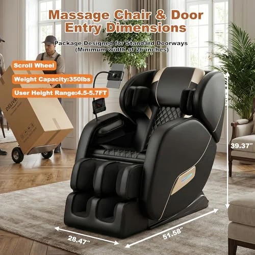 Massage Chair Full Body Zero Gravity Recliner with Heat — Massage Chairs, Casaphoria
