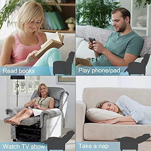 Massage Recliner Chair with Footrest — Massage Chairs, Furniwell
