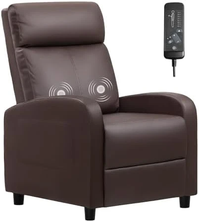 Massage Recliner Chair with Footrest — Massage Chairs, Furniwell