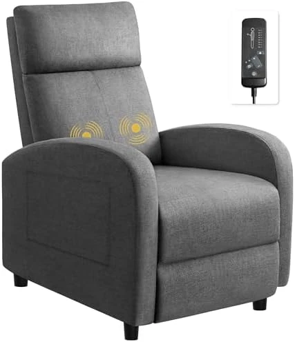 Massage Recliner Chair with Footrest — Massage Chairs, Furniwell
