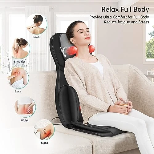 Neck and Back Massager with Heat — Massage Chairs, Snailax