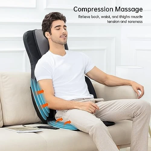Neck and Back Massager with Heat — Massage Chairs, Snailax