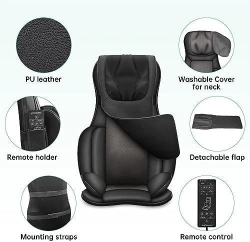 Neck and Back Massager with Heat — Massage Chairs, Snailax