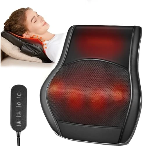 Neck and Back Massager with Heat — Massage Chairs, Brelley