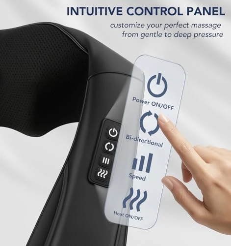 Neck Massager for Pain Relief Deep Tissue with Heat — Massage Chairs, MagicMakers