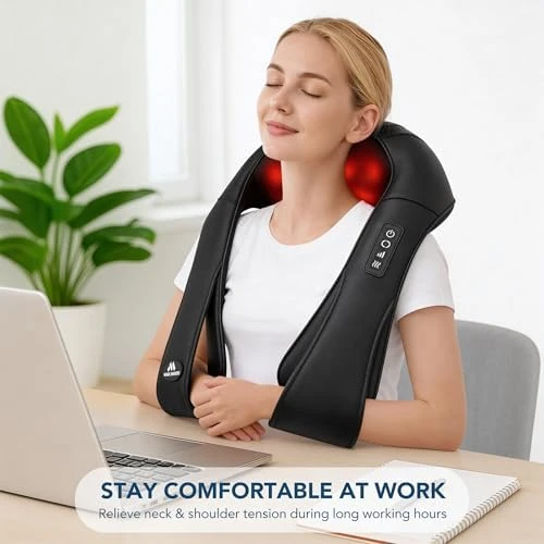 Neck Massager for Pain Relief Deep Tissue with Heat — Massage Chairs, MagicMakers