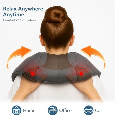 Neck Massager for Pain Relief Deep Tissue with Heat — Massage Chairs, MagicMakers