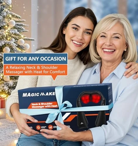 Neck Massager for Pain Relief Deep Tissue with Heat — Massage Chairs, MagicMakers