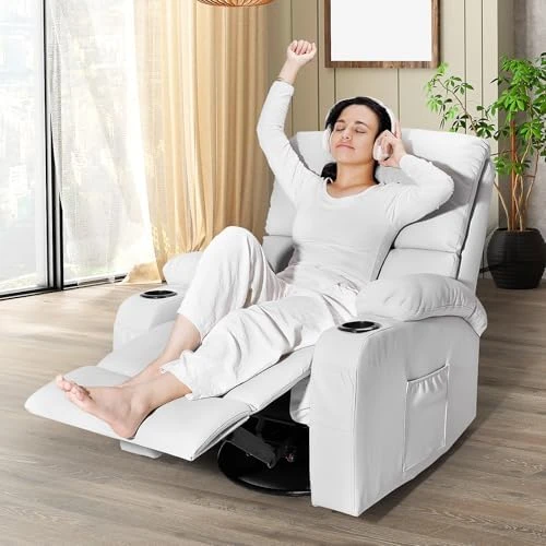 Rocking Recliner Chair with Vibration Massage and Heat — Massage Chairs, LEVELEVE