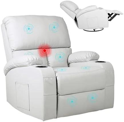 Rocking Recliner Chair with Vibration Massage and Heat — Massage Chairs, LEVELEVE