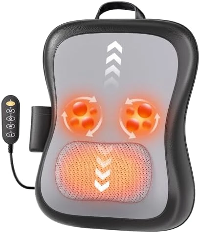 Shiatsu Back and Neck Massager with Heat — Massage Chairs, Zorynae