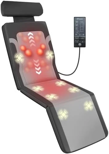 Shiatsu Back Massage Mat with Heat & Vibration — Massage Chairs, Snailax