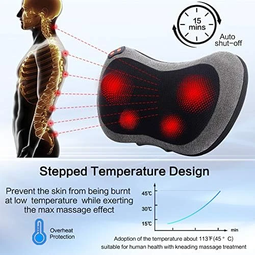 Shiatsu Back Massager with Heat — Massage Chairs, Papillon