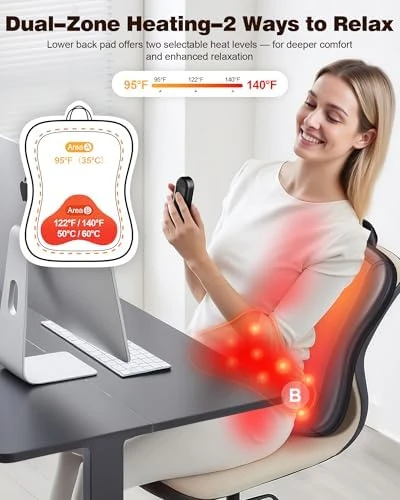 Shiatsu Back Massager with Heat — Massage Chairs, JZBRAIN