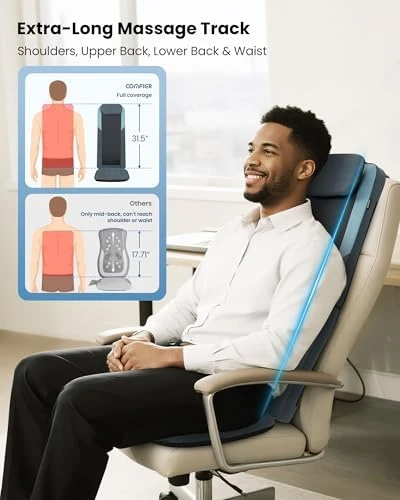 Shiatsu Back Massager with Heat — Massage Chairs, COMFIER