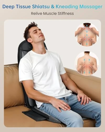 Shiatsu Back Massager with Heat — Massage Chairs, COMFIER