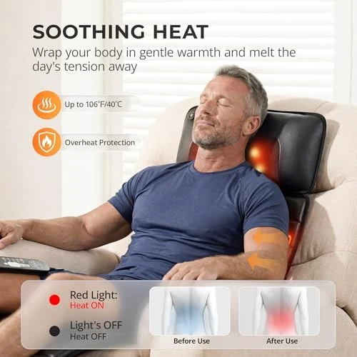 Shiatsu Full Body Massage Mat with Heat — Massage Chairs, Himouta