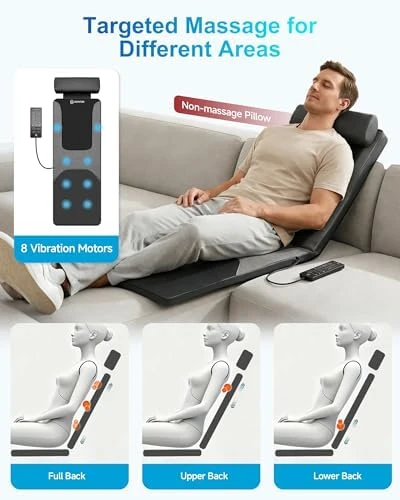 Shiatsu Full Body Massage Mat with Heat — Massage Chairs, COMFIER