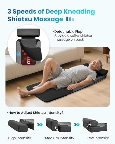 Shiatsu Full Body Massage Mat with Heat — Massage Chairs, COMFIER