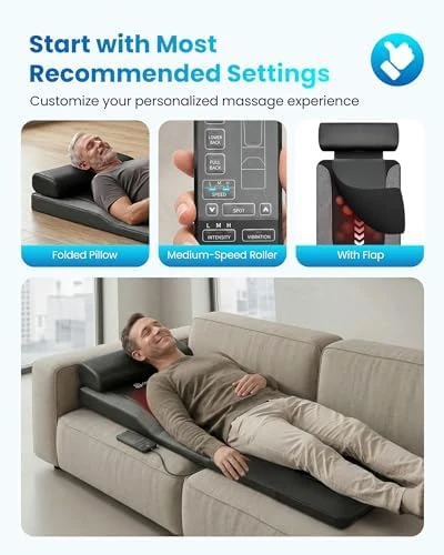 Shiatsu Full Body Massage Mat with Heat — Massage Chairs, COMFIER