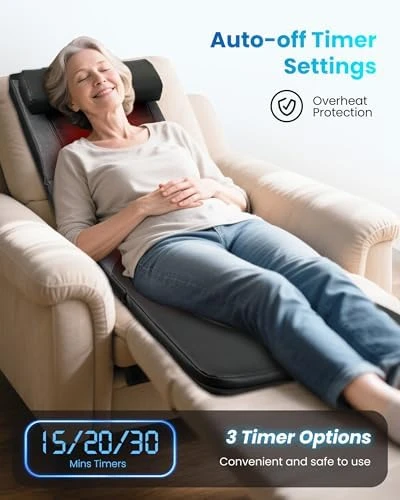 Shiatsu Full Body Massage Mat with Heat — Massage Chairs, COMFIER