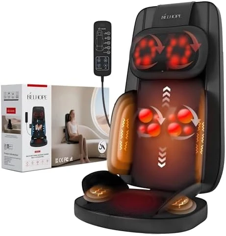 Shiatsu Neck and Back Massager with Heat — Massage Chairs, YOSSMO