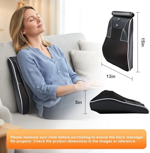 Shiatsu Neck and Back Massager with Heat — Massage Chairs, Hlthsky