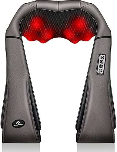 Shiatsu Neck Massager with Heat for Pain Relief — Massage Chairs, MagicMakers