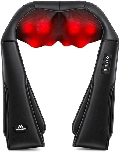 Shiatsu Neck Massager with Heat for Pain Relief — Massage Chairs, MagicMakers