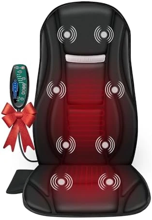 Vibration Back Massager with Heat — Massage Chairs, Snailax