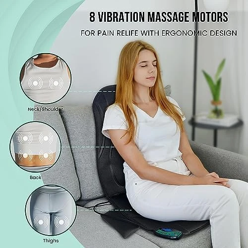 Vibration Back Massager with Heat — Massage Chairs, Snailax