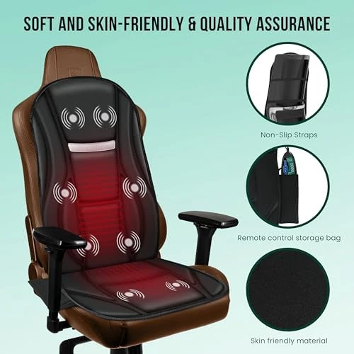 Vibration Back Massager with Heat — Massage Chairs, Snailax