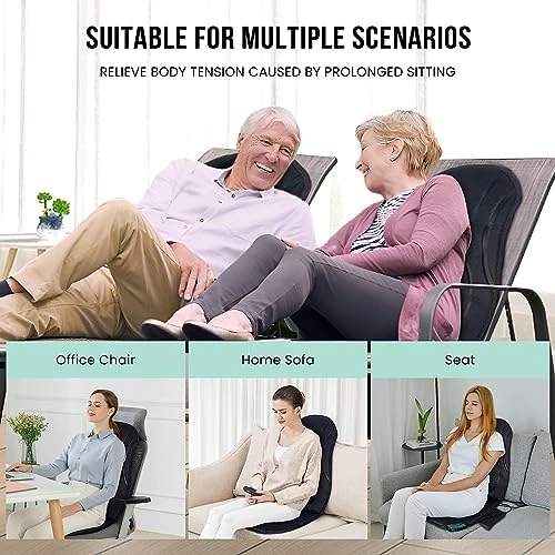Vibration Back Massager with Heat — Massage Chairs, Snailax