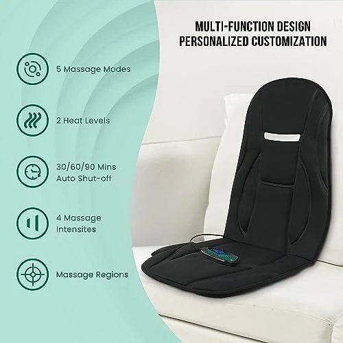 Vibration Back Massager with Heat — Massage Chairs, Snailax