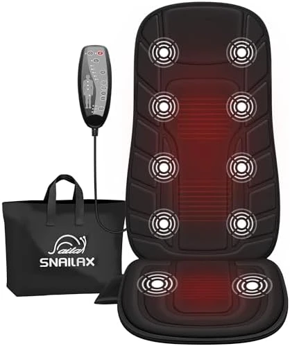 Vibration Back Massager with Heat — Massage Chairs, Snailax