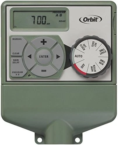 6-Station Indoor Sprinkler Controller — Irrigation System, Orbit