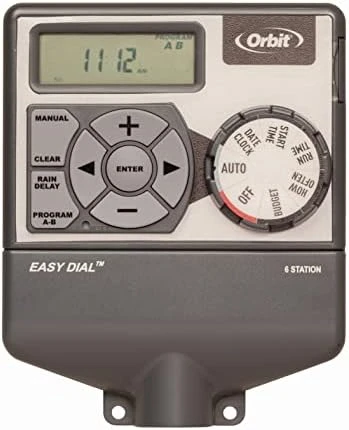 6-Station Indoor Sprinkler Controller — Irrigation System, Orbit