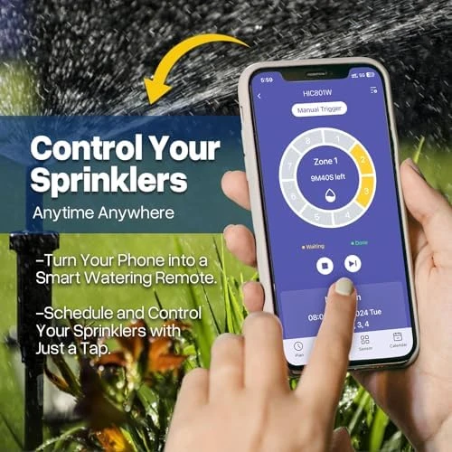 8 Zone Smart Sprinkler Controller — Irrigation System, Pihode