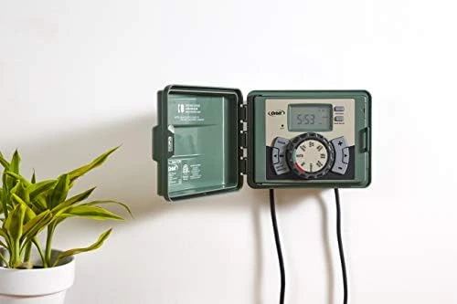 9-Station Outdoor Swing Panel Sprinkler System Timer — Irrigation System, Orbit