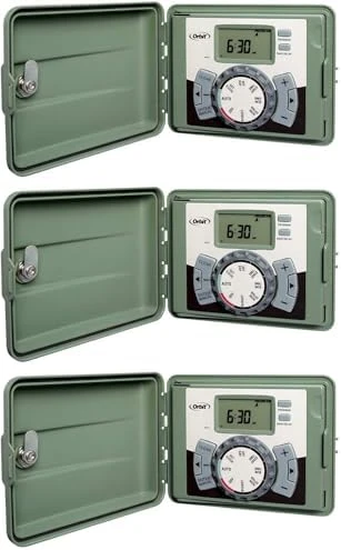 9-Station Outdoor Swing Panel Sprinkler System Timer — Irrigation System, Orbit