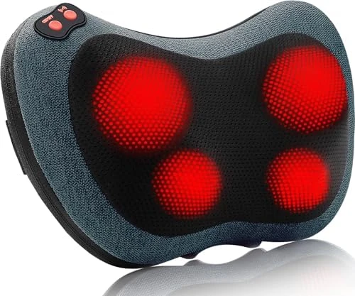 Back Massager with Heat, Shiatsu Neck Massager Pillow — Massage Chairs, Papillon