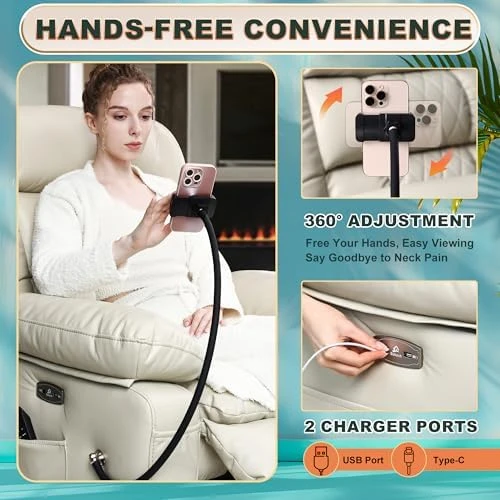 Dual Motor Recliner Chair with Heat & Massage — Massage Chairs, SUKACH