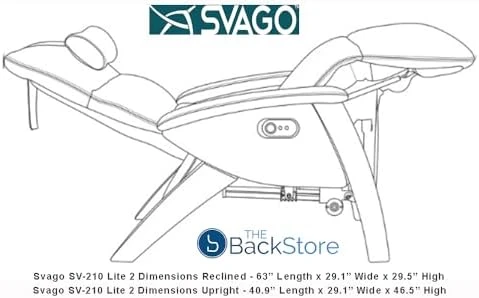 Dual Power Infinite Position Zero Anti Gravity Recliner Chair with Heat and Massage — Massage Chairs, Svago