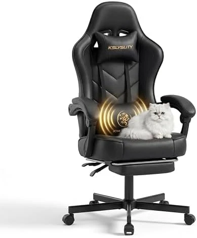 High Back Ergonomic Desk Gaming Chair with Footrest and Lumbar Support — Smart Chairs, Kslysuty
