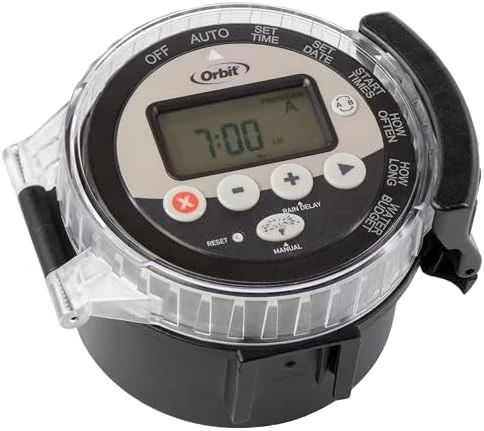 Outdoor Battery-Powered Water Sprinkler Controller — Irrigation System, Orbit